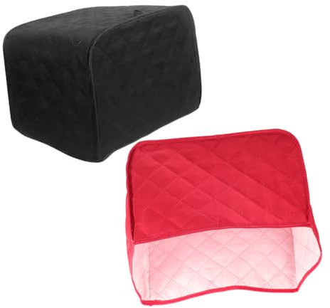 BEBEMOKO 2 fundas para tostadora, bolsa para horno y máquina de pan, para tostadora, funda para tostadora, bolsa para tostadora, funda para máquina de pan, funda para tostadora, poliéster y algodón