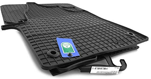 kh Teile Gummimatten Jumpy Allwetter Gummi Fußmatten, Passgenau, Original Qualität, 3-teilig vorn