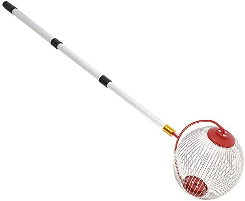 Nut Collector, Walnuts Chestnuts Harvester, Aluminum Alloy Rolling Garden Nut Harvester Fruit Picker with Telescopic Handle for Pecans Crab Chestnut Acorns Balls Hickory Nuts