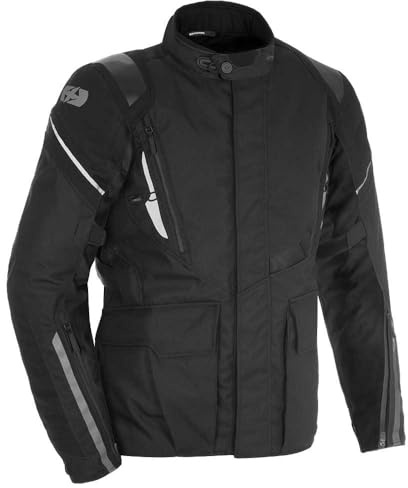 Oxford Montreal 4.0 - Chaqueta de moto para hombre, color negro, talla L, Negro, L