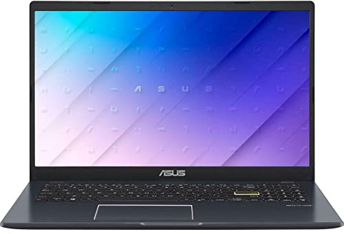 ASUS 15.6 HD E510 Ultra Thin Laptop, Intel Celeron N4020, 4GB RAM, 256GB SSD, Windows 10/11 Home, Star Black (4GB|256GB)