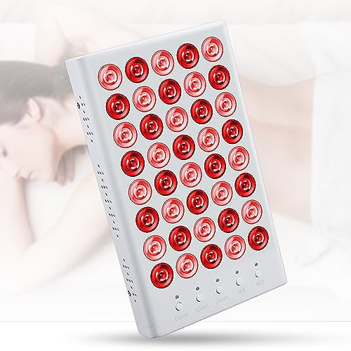 panfudongk LED Infrarot Heizung Therapielampe | Infrarotlampe infrarotheizung | Gesunde Haut & Gelenke | Tiefenwirkende Muskelregeneration