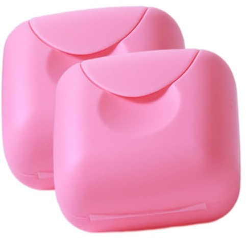 FRCOLOR 6pcs Reusable Case Tampon Holder Plastic Box for Storage Period Pouch Bathroom Organisation