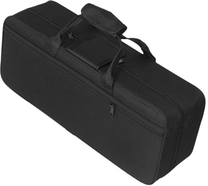 rockible Estuche de transporte para trompeta Estuche de mano con asa Accesorios prácticos para instrumentos Estuche protector Mochila para trompeta