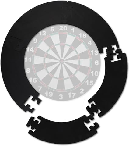 WANDGU Bersaglio per Freccette Surround: Protezione per Parete Eva Dart, Anello di Raccolta per Bersaglio per Freccette, Protezione Surround per Anello di Raccolta per Bersaglio per Freccette da 45 cm