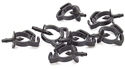 S&M 540790 Raccordo Microtubo Sicurezza 4 mm Irrigazione a Goccia, Nero