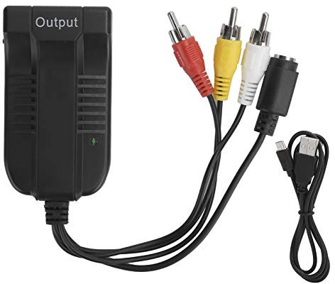 Adattatore Convertitore da S-Video a HDMI, Cavo Adattatore 720P 1080P per PC Laptop TV VHS VCR Dvd