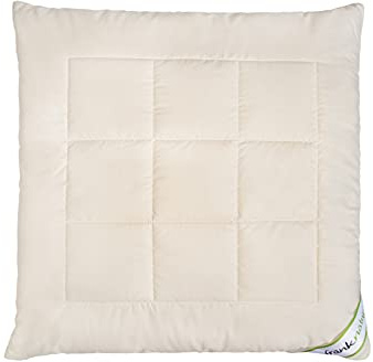 franknatur Kopfkissen Tencel 80x80 Kissen höhenverstellbar Baumwolle KBA waschbar