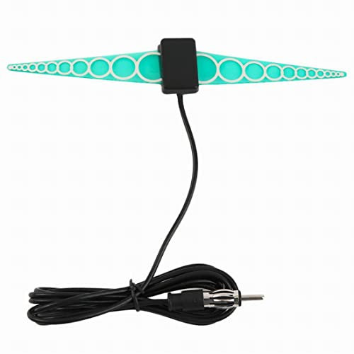 VIGORTHERIVE Car Antenna AM FM TV radio digital antenna aerial signal AMP amplifier booster Universal for Trucks Windshield Antenna