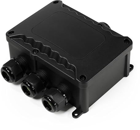 Scatola di giunzione Scatola di giunzione impermeabile IP68 per montaggio su superficie | 129x119x56mm | 4 vie - 1 ingresso 3 uscite Scatola di giunzione cavi esterna per cavo diametro 4mm-8mm