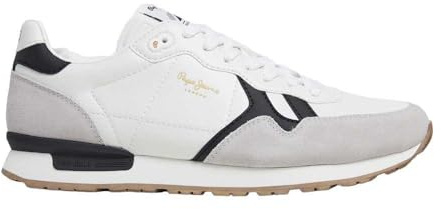 Pepe Jeans Brit Supra Leather Sneakers White