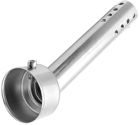 Sarini 48mm Motorcycle Exhaust Muffler Motorbike Rear Silencer for Manifold Street Bike Motorcycle Scooter