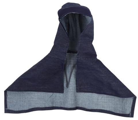 GALPADA Safety Work Hat Integrated Hood Denim Padded Beanie for Women Men Sandblasting Protection Cap