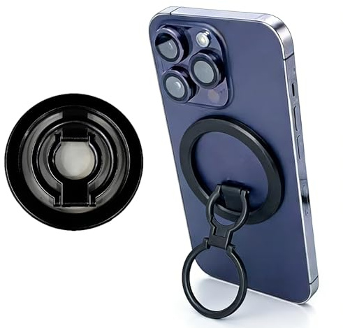 TEOZBLU Anello Magnetico Smartphone Compatibile per Magsafe | Supporto e Grifo per Dito | Anti Scivolo per iPhone 17/16/15 Tutti i Modelli | Casa Viaggio Esterno