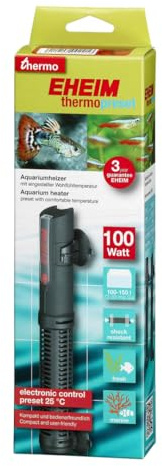 Eheim Thermopreset Heater 100W preset to 25c (for aquariums 100-150L)