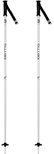 Kerma - Elite 2 White Ladies Ski Poles - Ladies - Size 115 - White