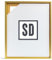 Stallmann Design Schattenfugenrahmen für Keilrahmen | 20x30 cm | Gold | MDF Rahmen für Leinwände mit Tiefeneffekt | mit Montagezubehör | Rahmen ohne Glas und Rückwand