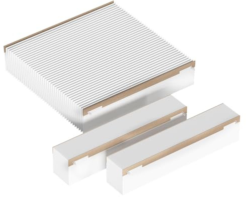 3-pack 401 ugnsfilter ersättning kompatibel med AprilAire 2400, Space-Gard 2400 helhusluftrenare – MERV 10, 16 x 25 x 6 luftfilter
