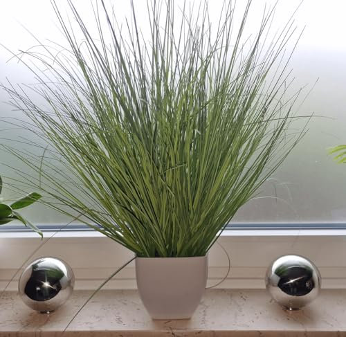 Boule de roses « S » en acier inoxydable brillant - 10 cm - Pour décoration de jardin, étang