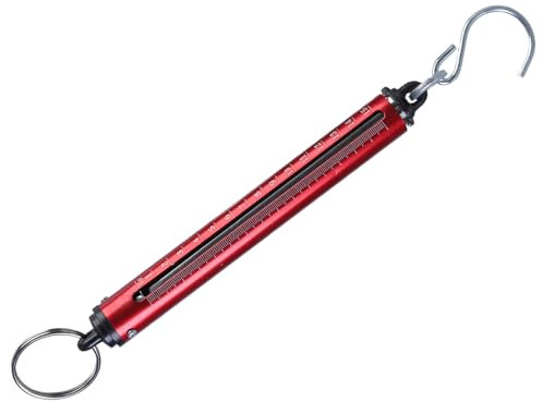 Balanza mecánica de metal con resorte de mano, dinamómetro, balanzas cilíndricas para equipaje de viaje y cocina, tareas domésticas