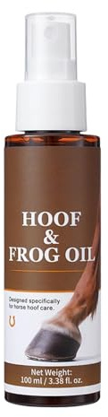 Häst Hov Vård Spray 100 ml Fuktgivande och stärkande vätska | Häst Hov Vätska för Tävling, Daglig, Inomhus, Utomhus, , Stall, Lantbruk, och Fjäderfä, och Get, Vintervårdsrutin