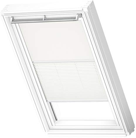 VELUX Original Store Duo Occultant et Tamisant, Cadre Blanc, UK04, Blanc