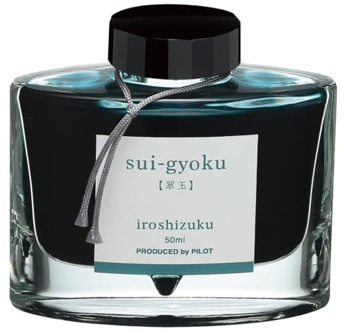 Pilot Iroshizuku 1.7 fl oz (50 ml) Fountain Pen Ink Bottle - Water Jade Dye-based Ink