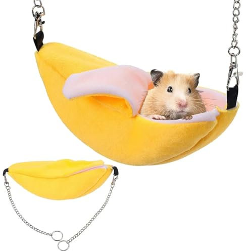 WUSJCOF 1-Teiliges Kleintiere Dschungel hängen Käfig Spielzeug Hängematte, Haustier Hängematte Schaukel Spielzeug Set für Hamster Meerschweinchen Chinchilla Vogel Eichhörnchen Kaninchen