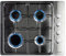 BELDEKO - Plaque de cuisson gaz 4 feux Inox - 7500W - gaz de ville et bouteille - Encastrable