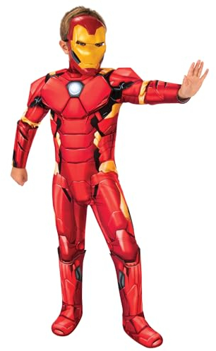 Rubie's 301737XXS Iron Man Deluxe Kids Fancy Dress, Boys, Multicolour, 3-4 Years Halloween