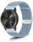NicMool 20mm Armband für Garmin Approach S50/S44/Forerunner 570 42mm/165/165 Music, Nylon Geflochtenes Elastisch Uhrenarmband Ersatzband für Garmin Vivoactive 6/5/vívomove Trend/Venu Sq 2