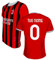 Maglia Replica Ufficiale AC Milan 2024/2025 – Adulto/Bambino – Prodotto Autorizzato – Personalizzabile con Nome e Numero - Modello Home - Taglia 12Y
