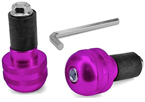 one by Camamoto cod. 77300017 kit bilanceri contrappesi in alluminio viola soft compatibili con manubri diametro 22mm