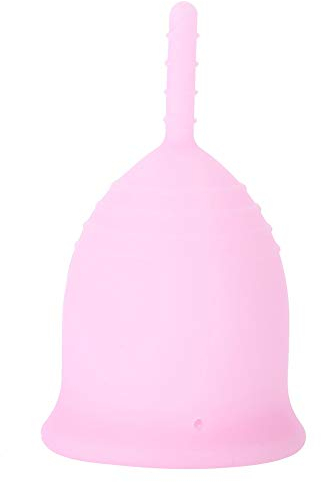 3 Colors Menstrual Cup, Collapsible Reusable Medical Silicone for Menstrual Cups for Women Hygiene Period [L- # 2]