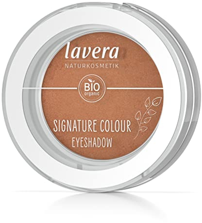 lavera Signature Colour Eyeshadow -Burnt Apricot 04- orange - Bio-Mandelöl & Vitamin E - Vegan - matt - Intensive Farbabgabe (1 Stück), 1.8 gramm