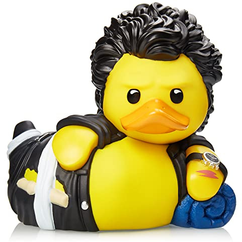 TUBBZ: Jurassic World - Dr Ian Malcolm Rubber Duck Collectable Toys 9 cm | Official Jurassic World Merch – Boxed Vinyl Figure for Display, Chaos Theorist, Dinosaur Fan Decor & Novelty Duck Gift