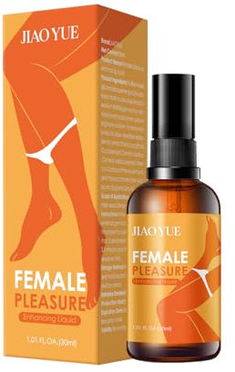 JIAOYUE Liquido per il piacere femminile, stimolante del massaggio di coppia, formicolio, raffreddamento e riscaldamento, compatibile con i preservativi in lattice 30ml.