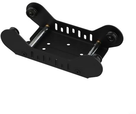 HavenDomicile Für 3D-Drucker Filament-Spulenhalter, Ständer mit glattem Kugellager für 1-5 kg ABS-Nylon-Filament, 56-150 mm Breite, verstellbare Halterung, Schwarz