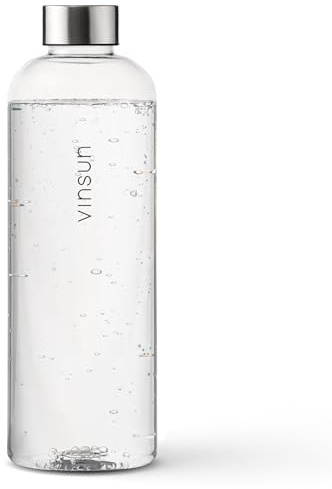 VINSUN Borraccia Sportiva 1,5l - A Prova di Perdite, Senza BPA, Bevande Gassate, Tritan, Riutilizzabile - Bottiglia Acqua per Sport, Università, Bici