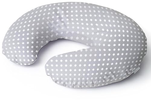 Niimo Nursing Pillow - 100% Cotton Breastfeeding Cover, Ergonomic Baby Support Pillow, Machine-Washable Baby Feeding Pillow, Multifunctional Feeding Pillows for Breastfeeding & Bottle-feeding