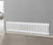 NRG 300 X 1460 mm Gloss White 2 Column Radiators Horizontal Central Heating Cast Iron Rads for Bathroom Living Room and Kitchen