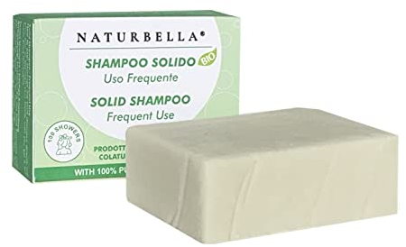 Naturbella -Shampoo Solido per USO FREQUENTE - Maxi Formato da 100gr con Oli Essenziali - 100% Naturale - 100% Artigianale - Made in Italy