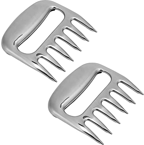 Cocina Garras, 2 PCS Carne Garra, Tenedor Trinchar Carne para Parrilla Trinchador de Carne Barbacoa Y Asado, 6 Garras