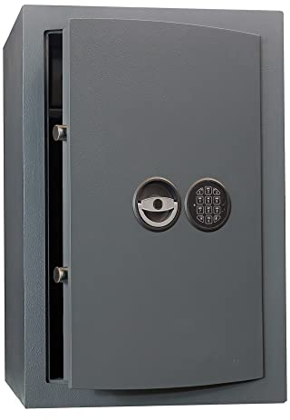 FELGNER Waffentresor Colt 1-65 IT | Waffenschrank + Innentresor Safe Tresor Kurzwaffen & Munition Widerstandsgrad 1(EN 1143-1) | Elektronisches Tasten-Schloss | Feuerschutz | 650 x 435 x 400 mm