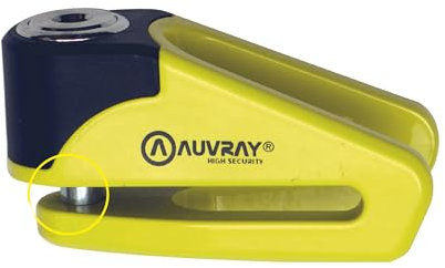 AUVRAY - Antivol moto bloque disque avec sacoche de transport - BLOQUE DISQUE MOTO DIAM.10 - BD210 - Non homologué - Pas d'alarme