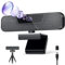 ToLuLu 4K Auto Focus Webcam for PC, 4 AI Noise Cancelling Microphones, UHD Webcam, Automatic Light Correction, 85° FOV Computer Web Camera, USB C Plug & Play Web cam with Tripod & Privacy Cover