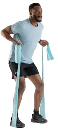 evergy - Banda Elastica 2,5M Cinta Elastica con Distintas intensidades. Gomas elásticas musculación. Bandas Fitness para Gym en Casa. Bandas elásticas 3 intensidades - Minibands Fitness.
