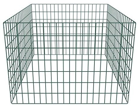 Composteur de jardin en mailles carrées 100 x 100 x 70 cm, 141206