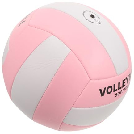 TOYZFRIENDY Ballon Volley-Ball Entraînement Souple Intérieur Ballon Sportif Salle Standard avec Couture Machine Résistant et Élastique pour Pratique et Match