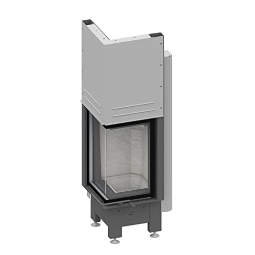 7 kW Kamineinsatz Schmid Ekko 3457 h - hochschiebbare Tür - edle Kristall-Optik